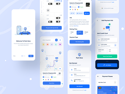 Parking Finder App UI/UX Case Study by Soumitro Sobuj 💯🔥 for Twinkle on ...