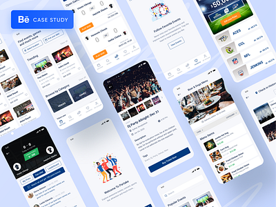 Partake Pay || Event, Sports, Concession, Ticket App Case Study behance best in behance best shot casestudy creative design event food ios app minimal clean new trend mobile app mobile design popular design popular shot popular trending graphics sport