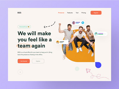 Team Management Tool - Header Exploration ❤️🔥