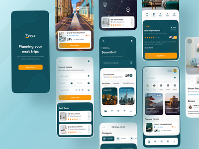 Tripeo - Easy Accommodation Finder App 🏘❤️ best design best designer creative creative design dribbble best shot ios android interface landing page design minimal clean new trend modern modern design popular design popular shot popular trending graphics trending design trending ui ui uidesign uiux ux ux design