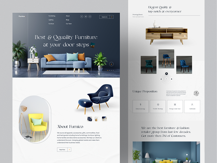 Furniture Ecommerce Web Exploration 🔥🔥 by S. Datta 💯🔥 for Twinkle on ...