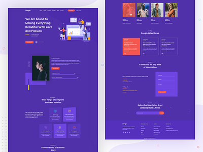 Digital Agency Home Page Design corporate agency illustration dribbble best shot google analytics statistics icon vector blockchain ios android interface landing page design minimal clean new trend popular trending graphics saas b2b wordpress shopify ui ux kit pricing web app typography website homepage blog