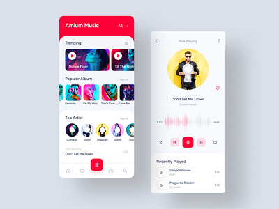 Music App Exploration app design application design best app design clean design creative creative design designer dribbble best shot graphicsdesign illustration interfacedesign ios app ios app design modern music app news app song trending design trendy uxui