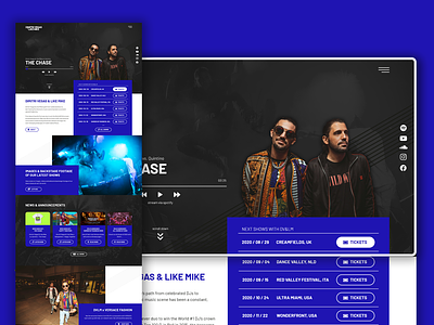 Music Festival / DJ Website // DVLM