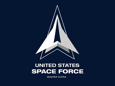 United States Space Force // Logo Design, Branding branding defence future logo logo design logodesign military space space force spaceship usa warfare