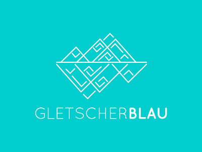 GLETSCHERBLAU Logo Redesign agency logo arctic design glacier illustraion logo logo design logodesign quicksand