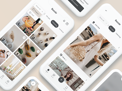 Bazzák Social Marketplace Concept app concept design ecommerce idea marketplace ui ux