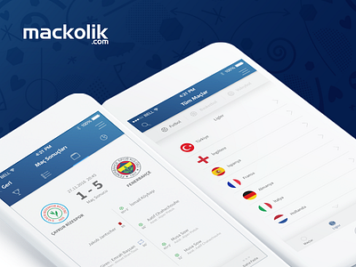 Mackolik Mobile clean fresh layout mobile redesign responsive ui ux