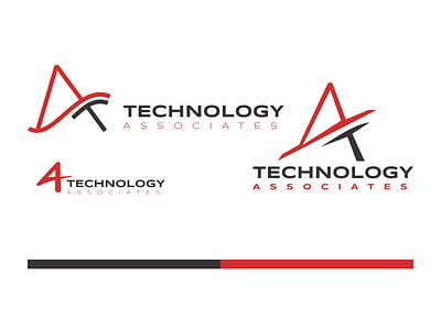 Tecnology associates Logo associate brand company concepts design lettering logo logotype mark type
