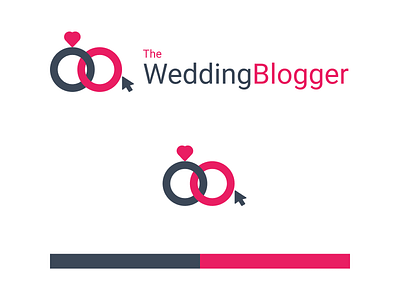 The Wedding Blogger Logo web website websites