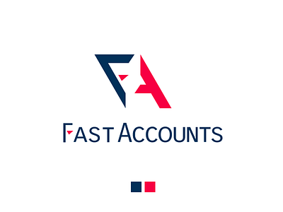 Fast Accounts Logo design brand