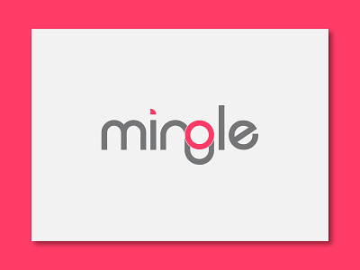 "MINGLE" Dating App Logo Design dating app logo logo logo design