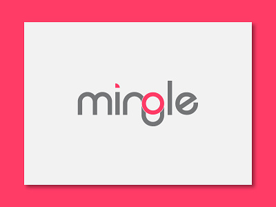 "MINGLE" Dating App Logo Design