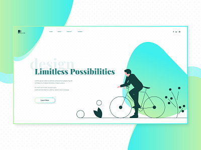 Landig Page Design design landing page design ui ui ux design vector website concept