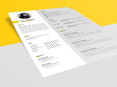 Resume Design coloful cv resume cv resume template design typography ui ui ux design ux