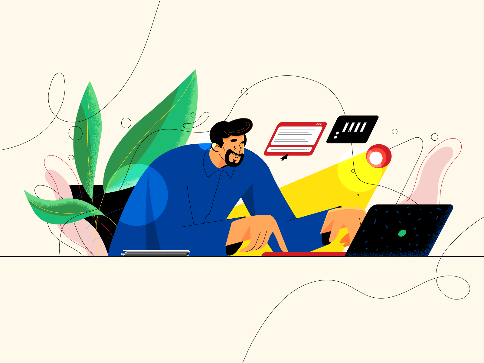 Focused! by Shrouk Abdelnabi on Dribbble