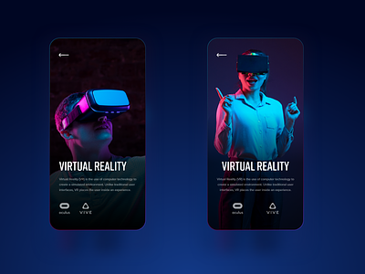Mobile app for VR