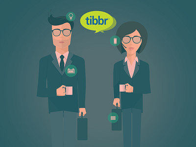 An illustrative piece for tibbr