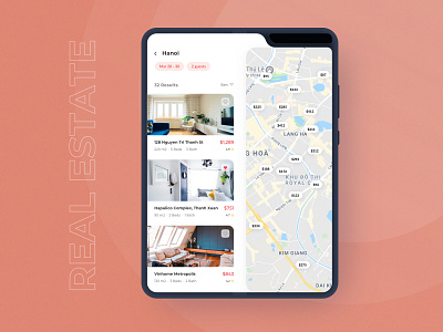 Real Estate App - Galaxy Fold