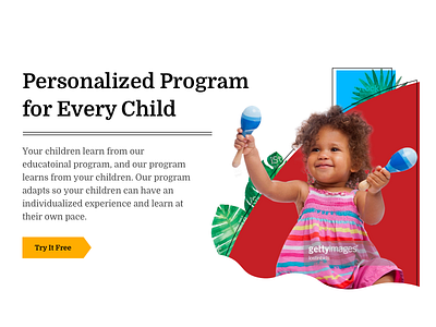 Educational Program Landing Page