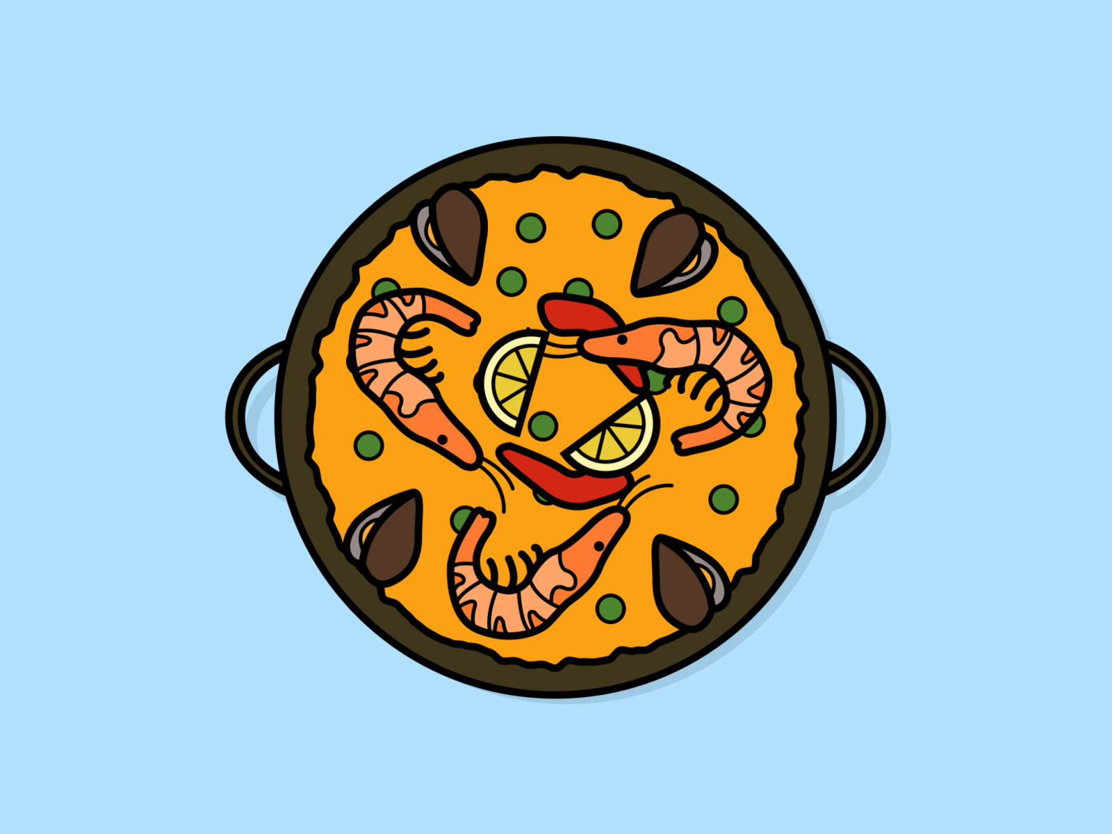 Paella by Rishi Patel on Dribbble