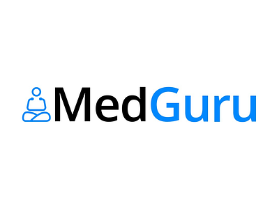 MedGuru Full Logo branding education guru identity logo medicine revision