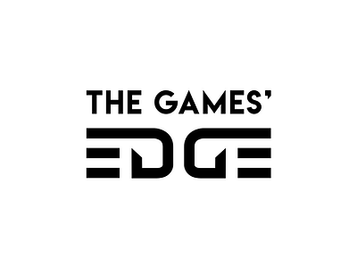 The Games’ Edge Full Logo branding edge gaming identity logo thegamesedge