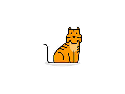 #35 Tiger 100dayproject 100daysofillustrationrp animals branding design icon illustration logo tiger vector