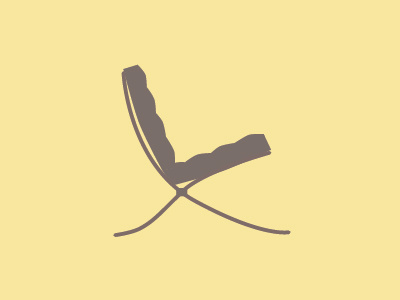 Mies Van Der Rohe - Barcelona barcelona bauhaus design designer flat design furniture illustration mies van der rohe