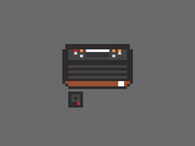 8-bit Atari 2600 8 bit artwork atari design retrogaming vector