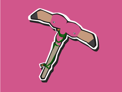 Fortnite Battle Royale | Flamingo Harvesting Tool design digital illustration fortnite gaming