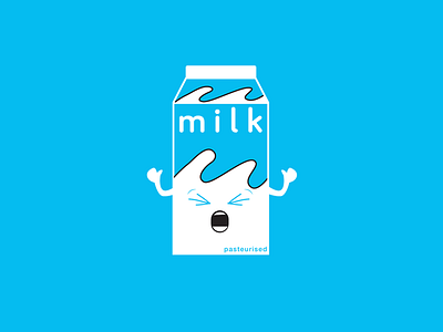 Mad Milkie blur coffee design illustration milk music tv