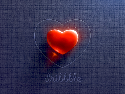 Heart Dribbble dribbble heart icon