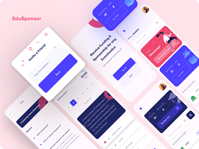 EDUSPONSOR - EDUCATIONAL APP app app design design figma ui uiux