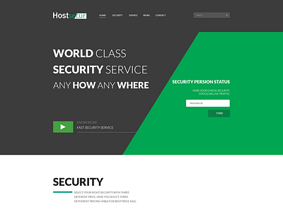 Host Secure Website Template