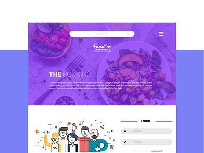 Food'es Website UI/UX Design