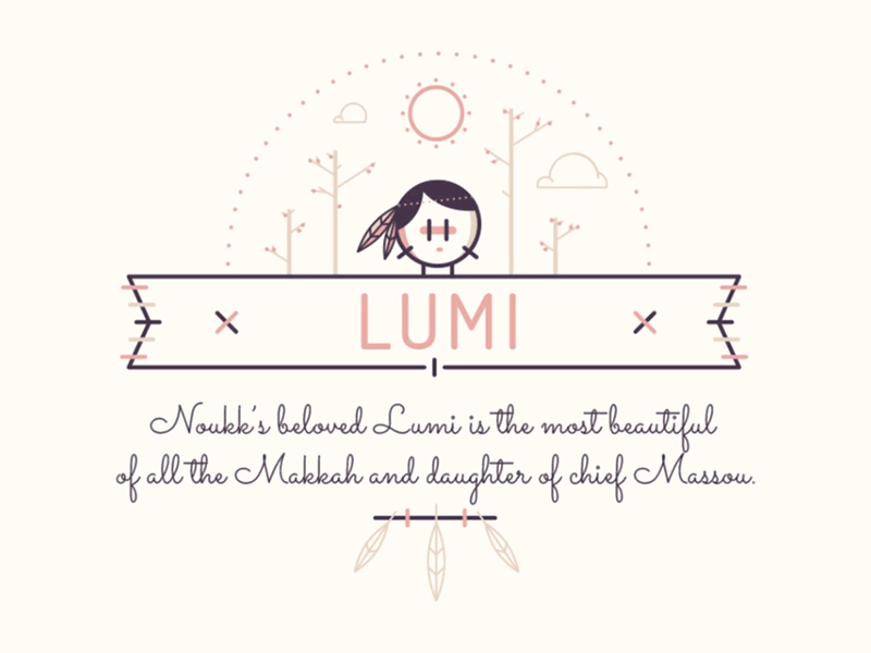 NOUKK - Game Character "Lumi" character design design gaming graphicdesign icon illustration koshioshi logo mobile motiondesign noukk ux