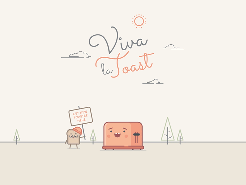 Viva la Toast - See the full case on Behance apps arcade branding character design games gaming icondesign illustration koshioshi line icon logo motiondesign typography ui ux vector