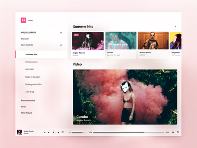 Daily UI 9 — Music Player