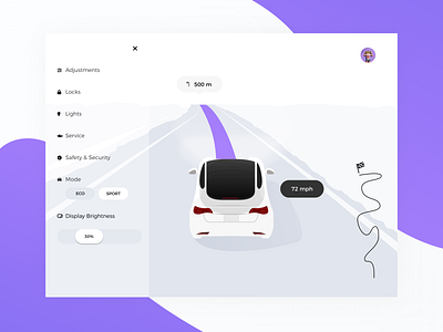 Daily UI 34 — Car Interface 034 app car car ui daily ui challenge dailyui design ui ux vector