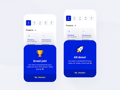 Daily UI 45 — Info Card alert app blue daily ui challenge dailyui design flash card mobile ui ux