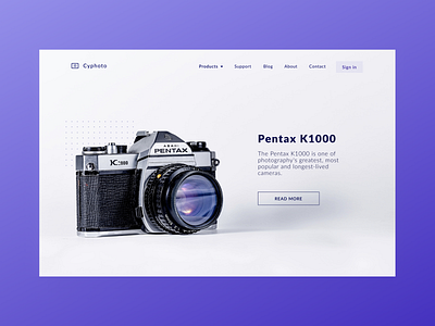 Daily UI 53 — Header Navigation branding daily ui challenge dailyui design desktop logo product product page ui ux vector web