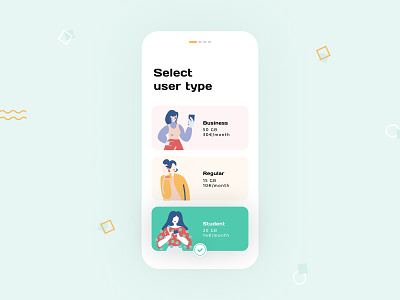 Daily UI 64 — Select User Type