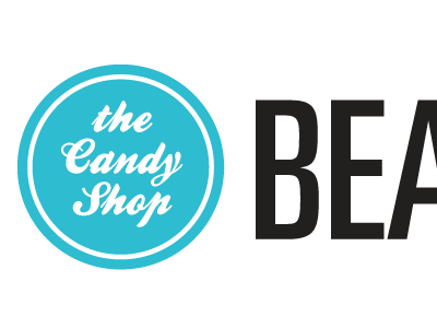 "The Candy Shop" Logo logo typography