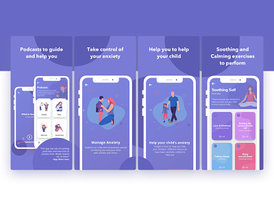 iOS App Store Art - Mental Health App