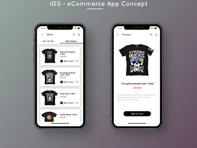 iOS - eCommerce App Concept