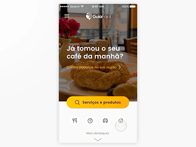 Guia Fácil - Home home interaction design ui ux