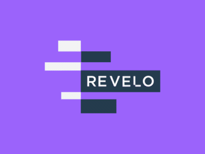 Revelo brand logo motion transition