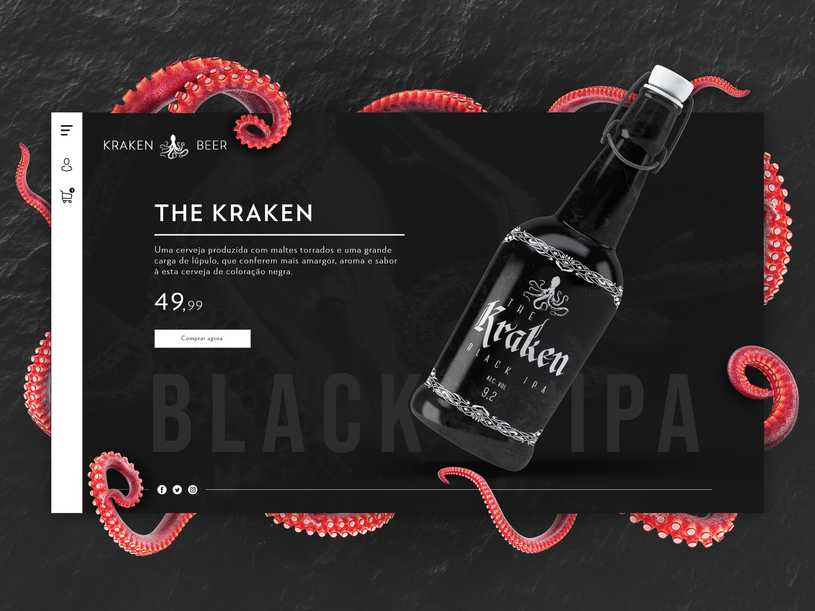 The Kraken Beer by Laís Palma on Dribbble