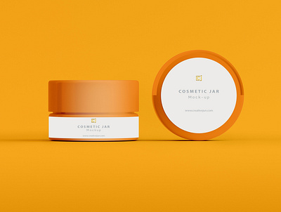 FREE Cosmetic Jar Mockup 3d model 3d product design 3ds max branding cosmetic cosmetics creative dribbble free freebie jar mockup latest mockup mockups photoshop